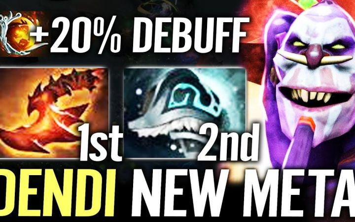 Dendi中单巫医，无过渡装直接力量跳刀+希瓦=力中暴力！【DOTA2】截图