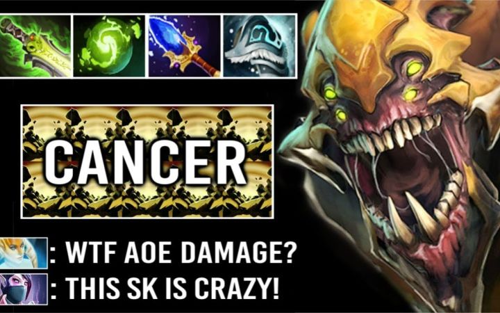 得想办法把沙王的大招给删了 【DOTA2】截图