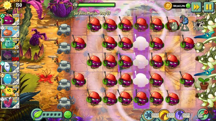 植物大战僵尸2：精神力冲击波，这种植物惹不得截图