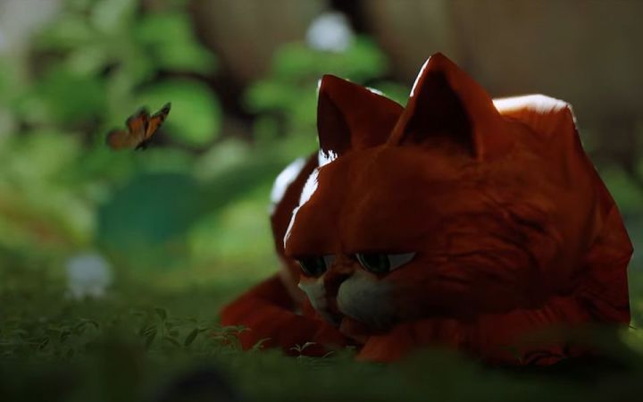 变成一只加菲猫去冒险吧~Stray加菲猫MOD发布截图