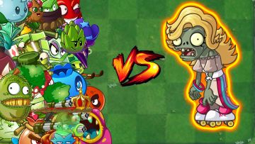 pvz2：哪些植物是轮滑大姐干不掉的？