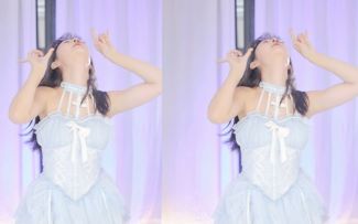 【鱼子酱】《小摆锤》蓝色洛丽塔套装 直播跳舞录屏