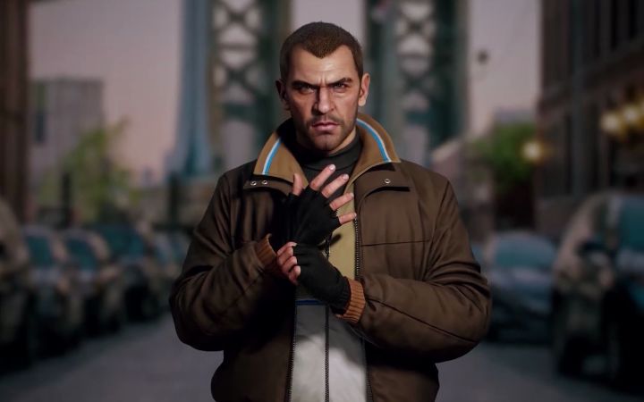 【4K】玩家用虚幻5引擎和《黑客帝国》重制了第一部《GTA4》预告片截图