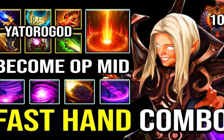 YATORO中单卡尔,6神装暴打敌方紫猫【DOTA2】截图