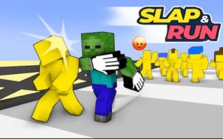 【Platabush】怪物学院第1749集丨Slap And Run Challenge丨我的世界动画