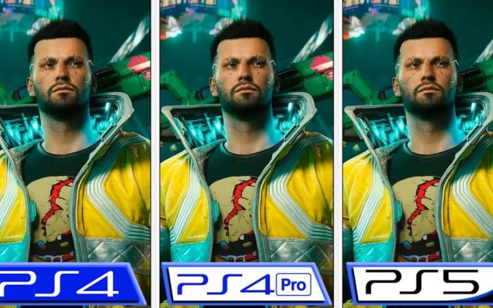 赛博朋克2077-PS4-PS4Pro-PS5画质对比截图