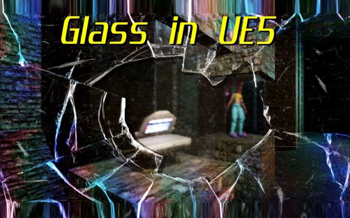如何在虚幻引擎5中制作简单的玻璃材料【入门教程】截图