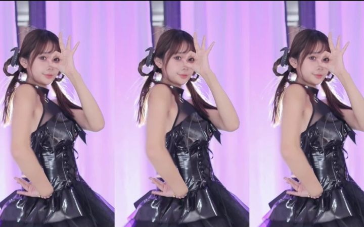 【鱼子酱】《Girls》魅魔套装 直播跳舞录屏截图