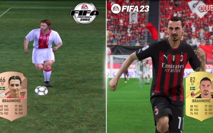 fifa盘点球星们的建模面补进化对比截图