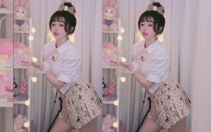 【兰幼金】《Nice Body》衬衫格子裙版 直播跳舞录屏截图