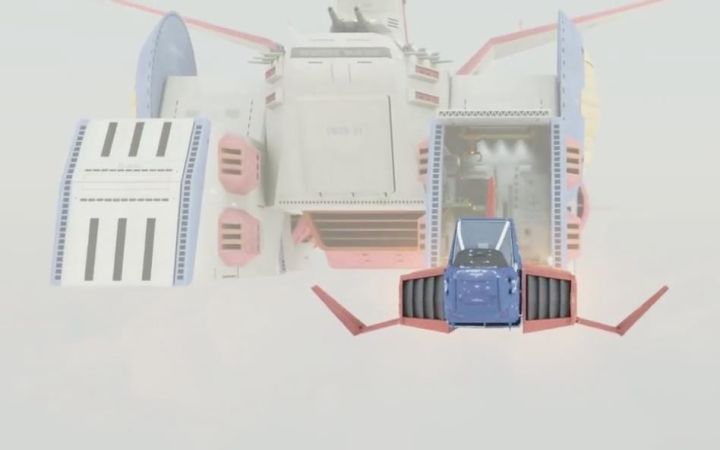 转载油管 粉丝制作CG版《高达0079》白色要塞出动战机与吉恩军空战截图