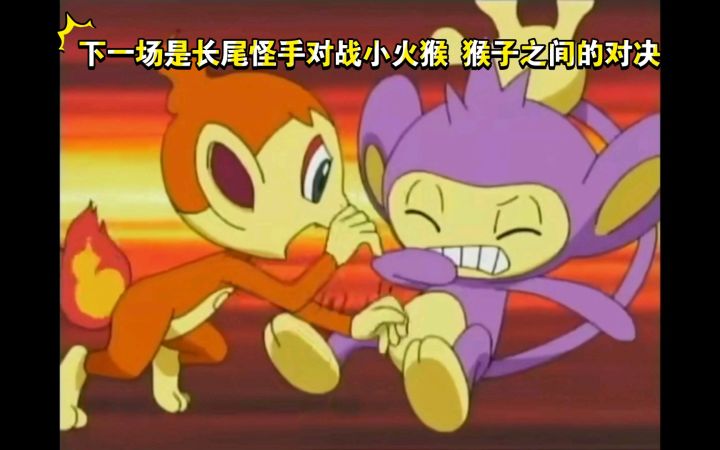 精灵宝可梦 下一场是长尾怪手对战小火猴 猴子之间的对决截图