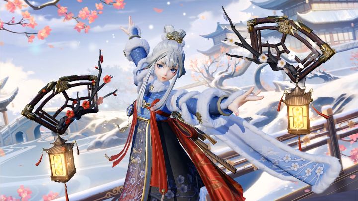 【皮肤展示】鸩五周年限定皮肤「轩香如故」截图
