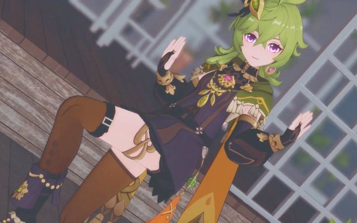 【原神MMD】Dreamin ChuChu(どりーみんチュチュ)【柯莱】【搬运】截图