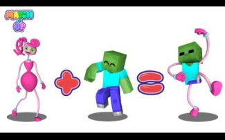 怪物学院1669集丨长腿妈咪和僵尸Transformations丨match up丨Poppy playtime 2 我的世界动画