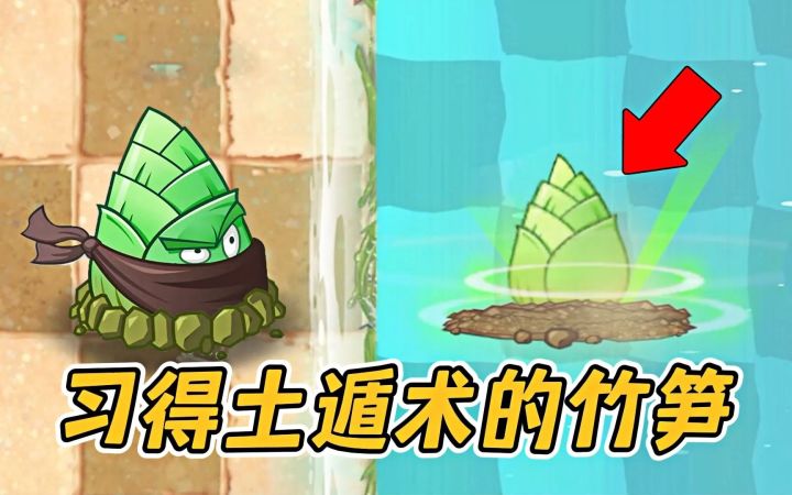 Pvz2:经过不懈努力,习得土遁术的竹笋!截图