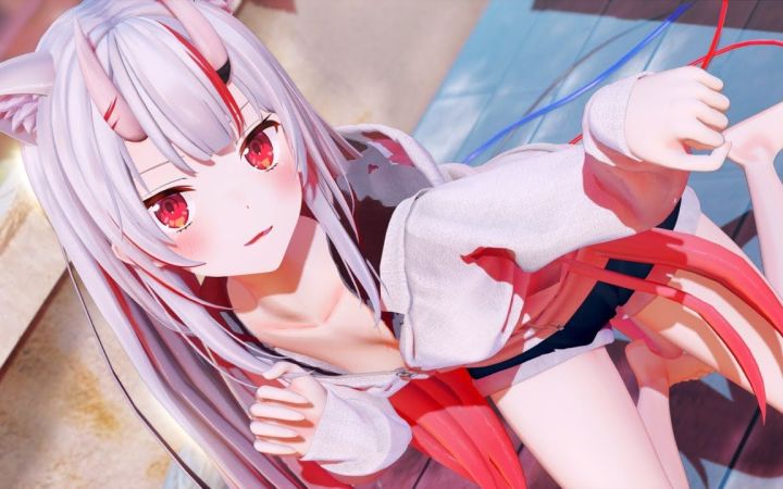 【VtuberMMD】No.1 (HoneyWorks) 【百鬼绫目】【搬运】截图