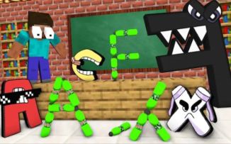 MC怪物学院动画丨Alphabet Lore(A-Z)Bottle flip Challenge丨我的世界动画