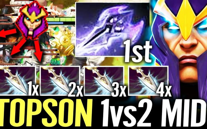 TOPSON中单沉默难受对线 VS 23savage火女【DOTA2】截图