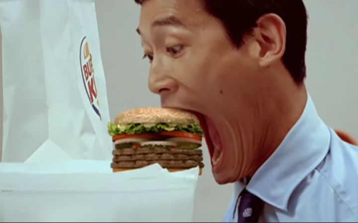 汉堡王阴间广告截图