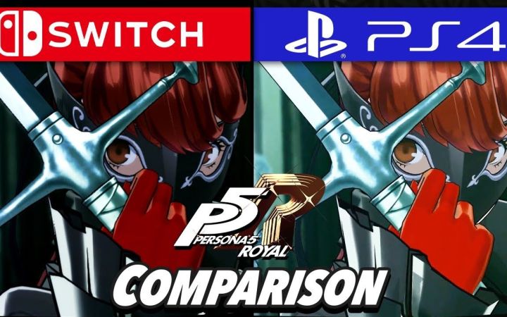 《女神异闻录5皇家版》NS与PS4平台图形对比截图