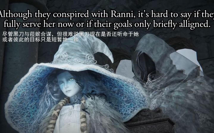 《艾尔登法环》黑刀的细节截图