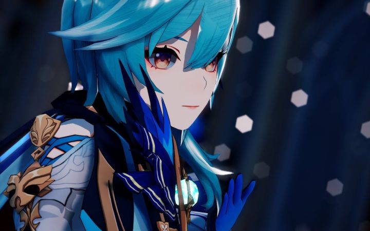 【原神MMD】ヒバナ(火花) - DECO*27【优菈】【搬运】截图