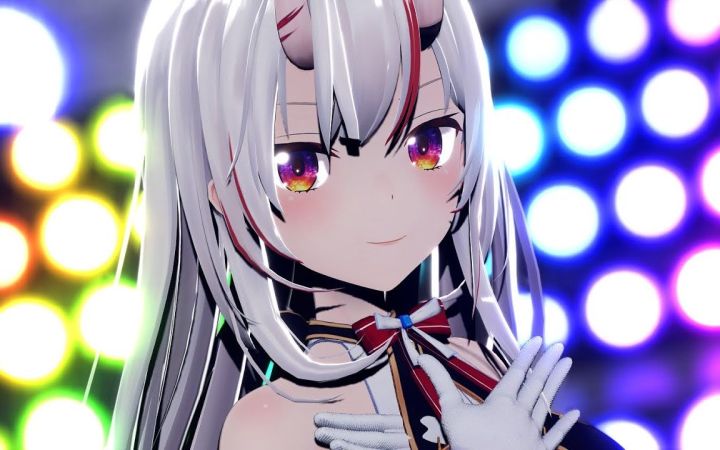 【VtuberMMD】アイドル (偶像) - YOASOBI【百鬼绫目】【搬运】截图