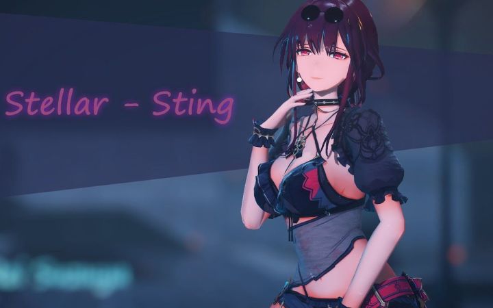 【崩铁MMD】Stellar - Sting【卡芙卡】【搬运】截图