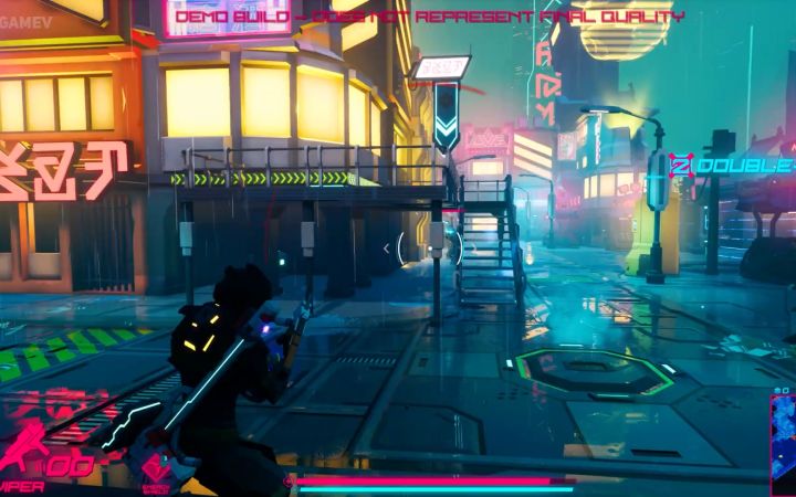 赛博朋克风Roguelike游戏《ARCRUNNER》9分钟试玩截图