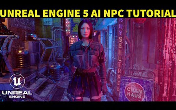 虚幻引擎5 AI NPC教程截图