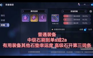 复苏的魔女 装备系统讲解 月卡党的心得