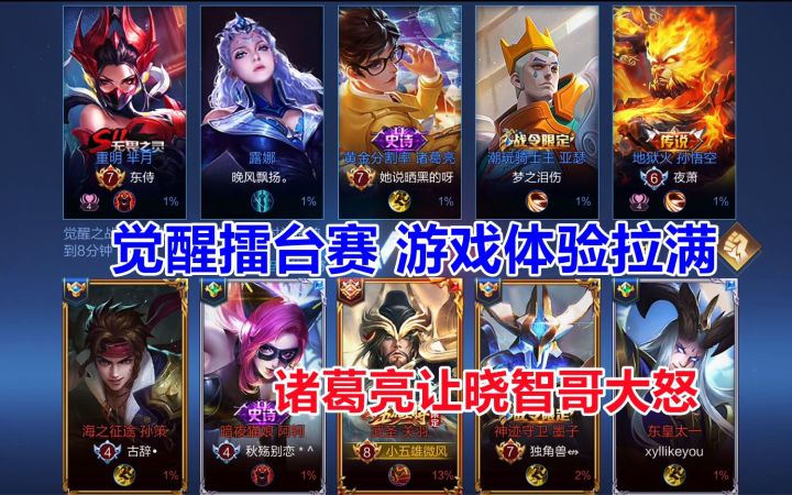 觉醒擂台赛:每个英雄技能增强,游戏体验拉满,诸葛亮让晓智哥大怒!截图