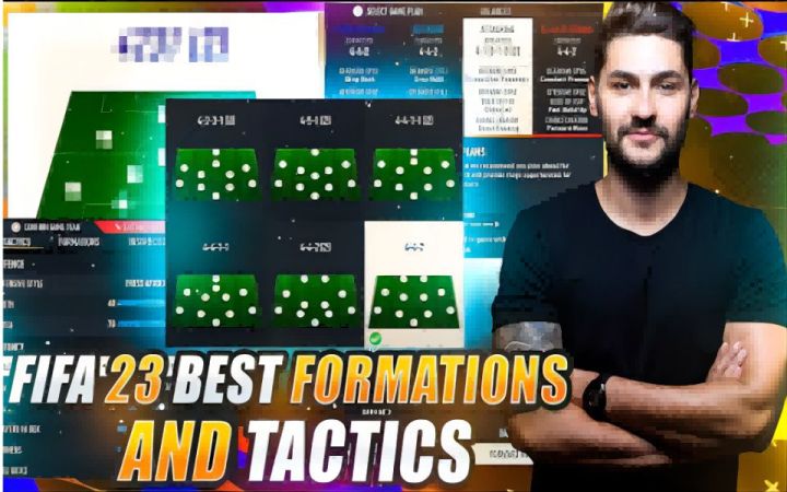 会好用吗？前WCG世界亚军OVVY分享自己的FIFA23阵型和战术板啦！截图
