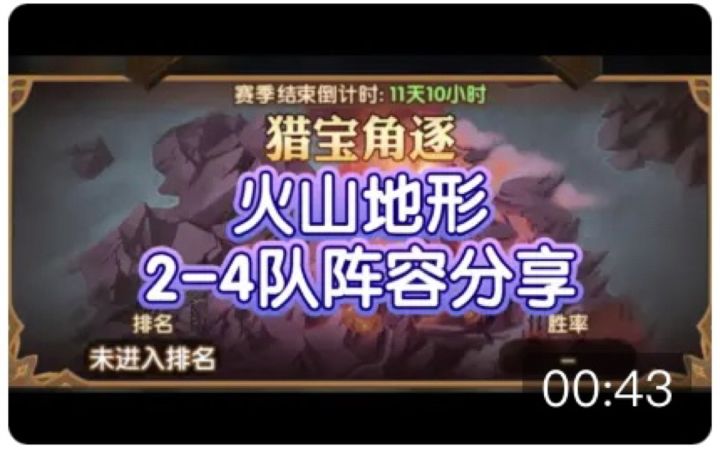 【逆崆】《剑与远征》猎宝角逐火山地形2-4队阵容分享截图