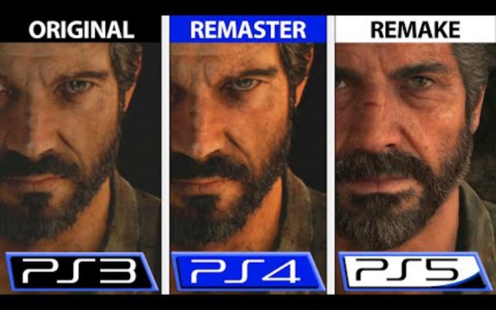 《最后生还者:第一部》PS3/PS4/PS5三代主机对比截图