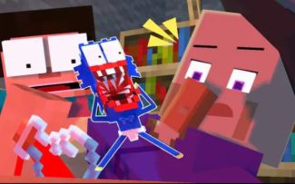 怪物学院1584集丨Mini baby Huggy wuggy Adventure丨我的世界动画