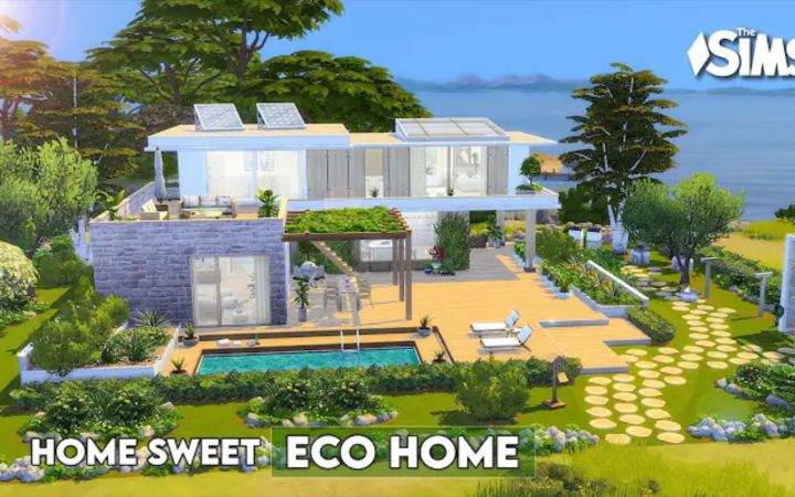 【模拟人生4速建|搬运|附链接|40×30|nocc】Sweet Eco Home截图