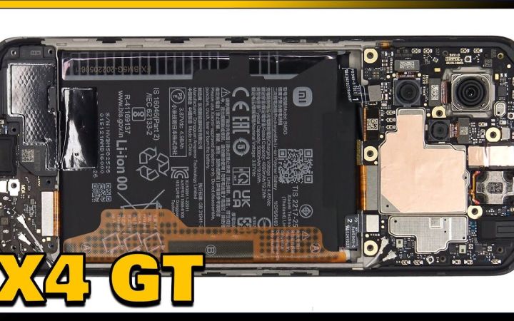 【手机测评】小米Poco X4 GT 拆解修复视频截图