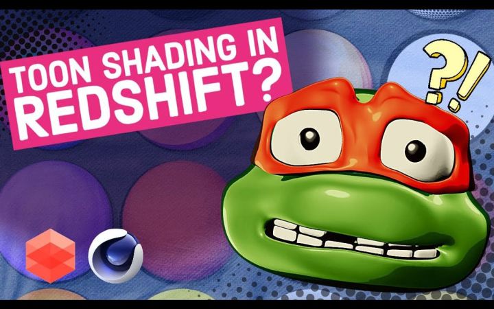 使用 Redshift Matcap 在 Cinema 4D 中绘制卡通阴影截图