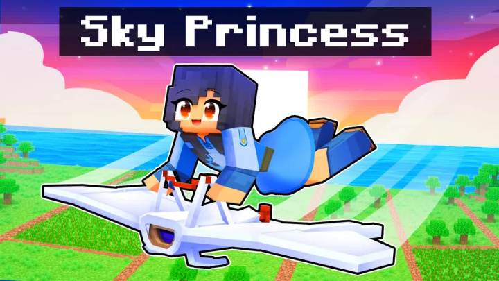 【Aphmau】成为 Minecraft 中的天空公主!截图