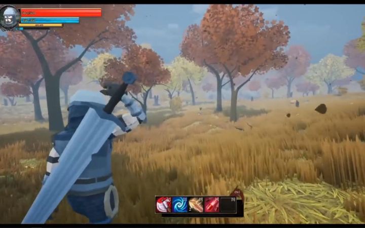 steam颇具创意的方块人奇幻版骑砍RPG 独立游戏 The Bloodline 宣传片与实机战斗演示截图