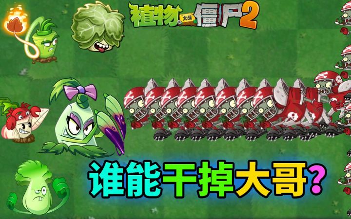 pvz搞笑配音:面对橄榄球冲锋谁能秒杀之?截图