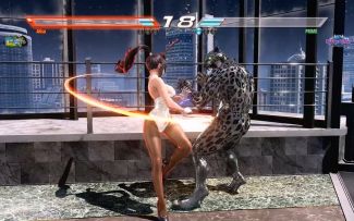 《铁拳7》兔女郎州光小姐姐VS豹王大叔