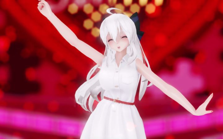 【MMD】这么可爱真是抱歉【Haku】【搬运】截图