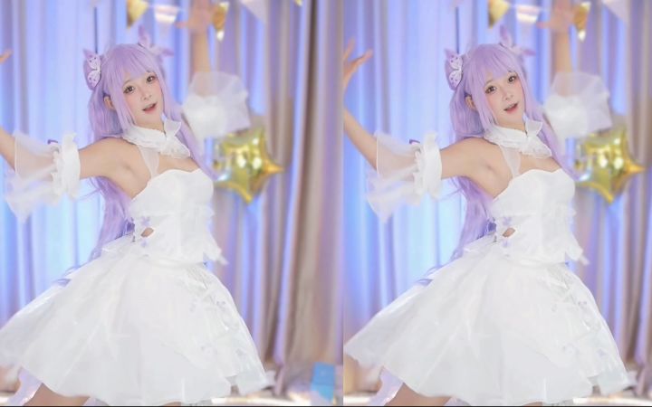 【鱼子酱】《小城夏天》独角兽打歌服限定 直播跳舞录屏截图