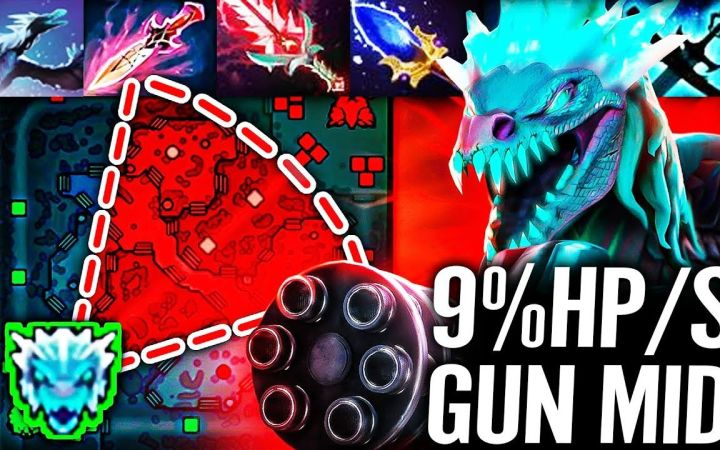 影刀+辉夜对剑!天梯局中单22杀冰龙!【DOTA2】截图