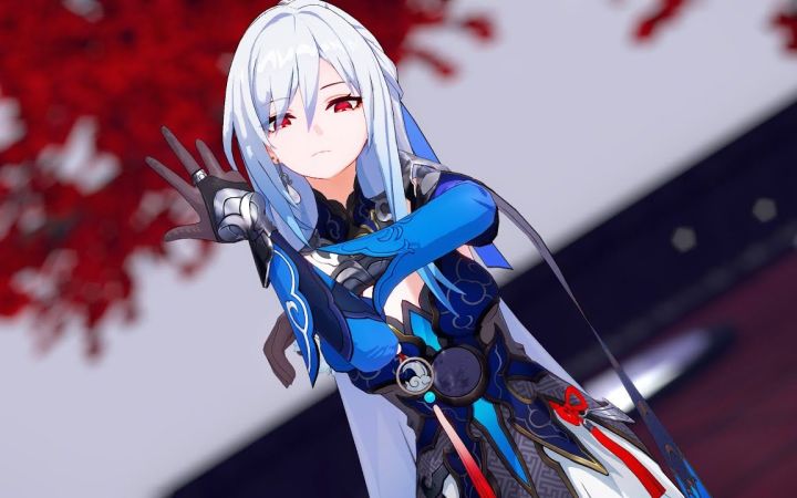 【崩铁MMD】Conqueror【镜流】【搬运】截图