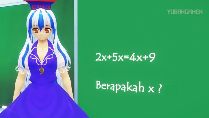 【东方MMD】老师讲课中截图