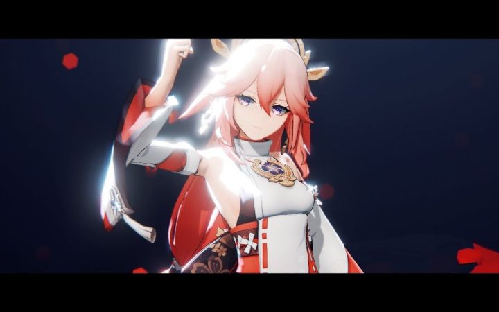 【原神MMD】THE BADDEST【八重神子】【搬运】截图